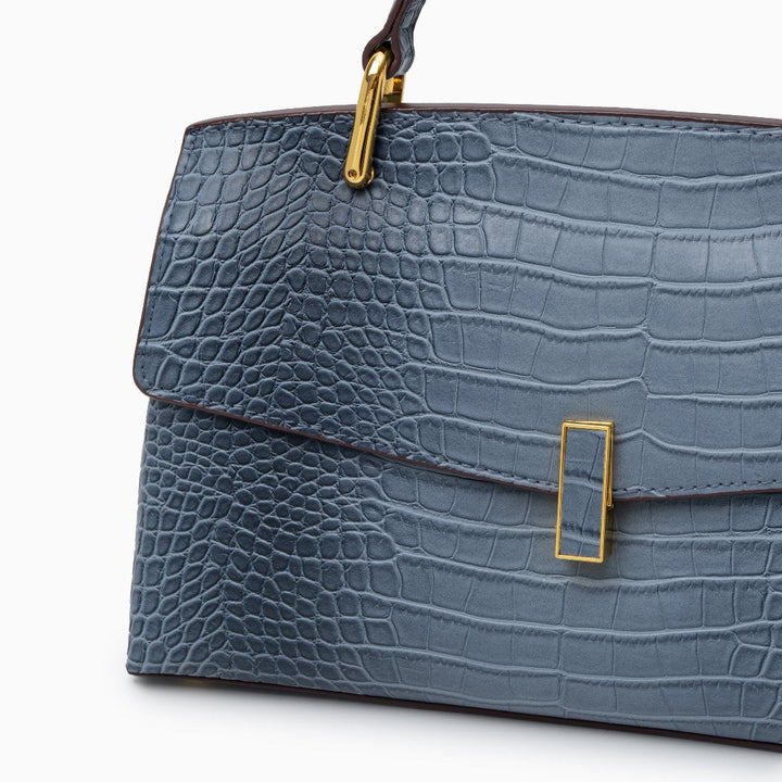 Lisa | Croc-Effect Medium Tote Bag