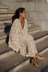 Alma | Abito lungo in pizzo