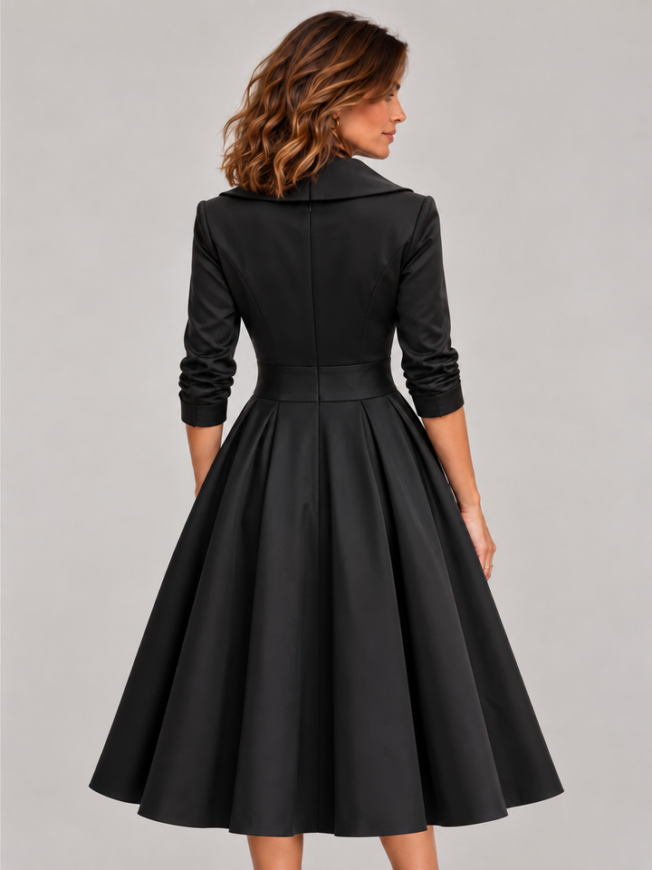 Lina | Satin Midi Dress