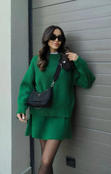 Marie™ | Completo in maglia – Maglione e gonna