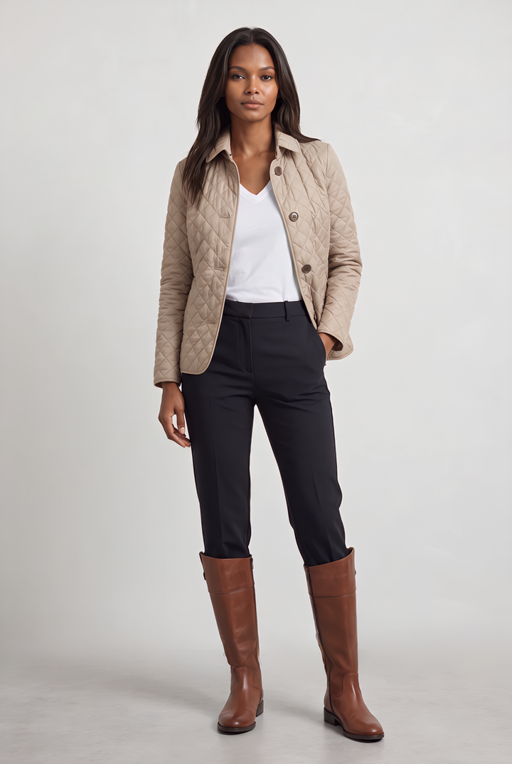Selina™ | Elegant Quilted Jacket