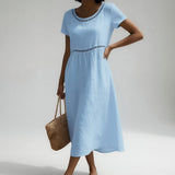 Mireille™ | Robe longue en coton