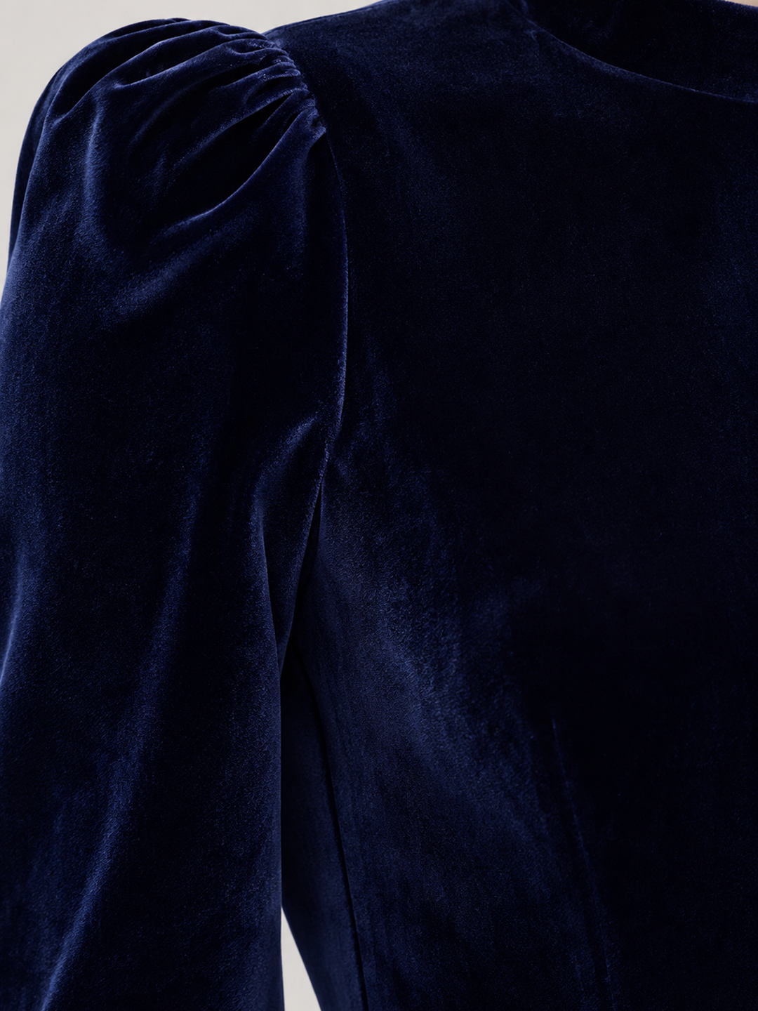 Aurora | Velvet Grace Midi Dress