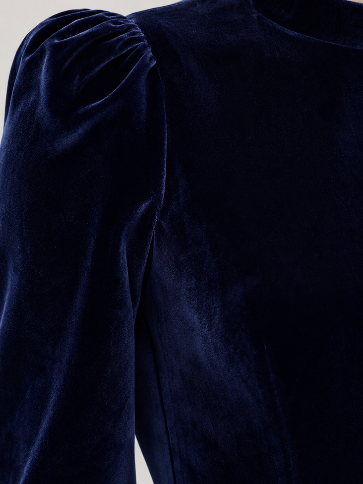 Aurora | Velvet Grace Midi Dress