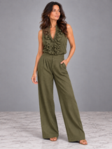 Chloé | Ensemble élégant avec haut et pantalon large