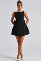 LUCIE | ABITO CORTO CON FIOCCO