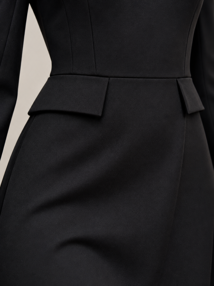 Elegant High-Neck Maxi Dress
