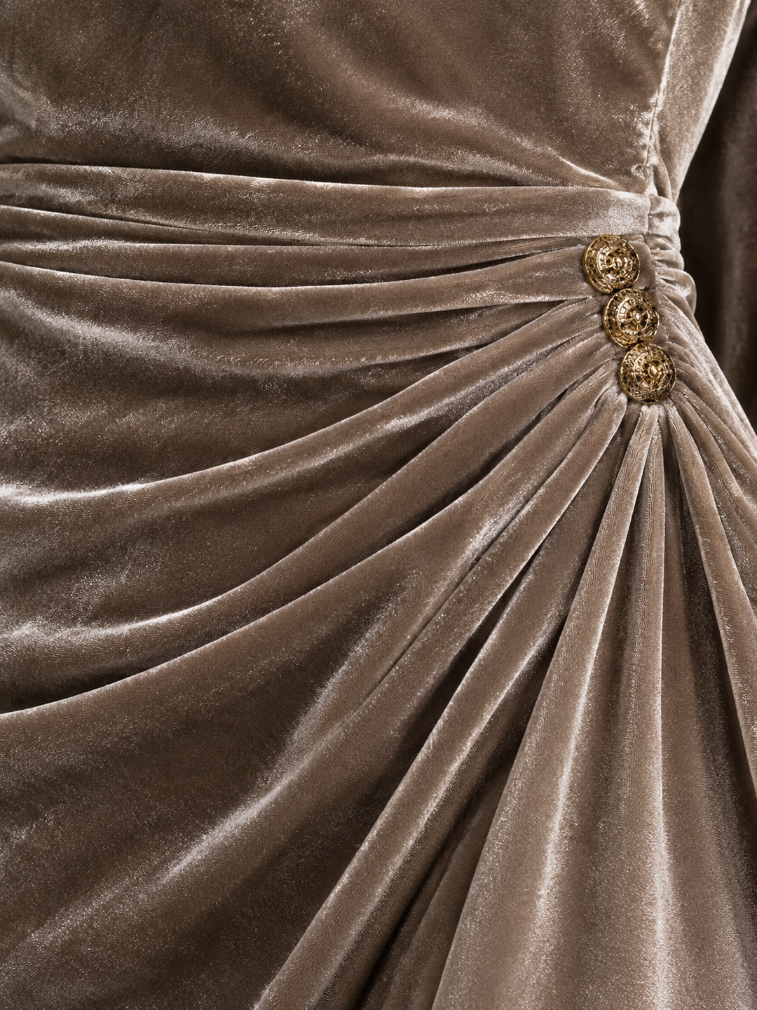 Elsa | Elegant Draped Midi Dress