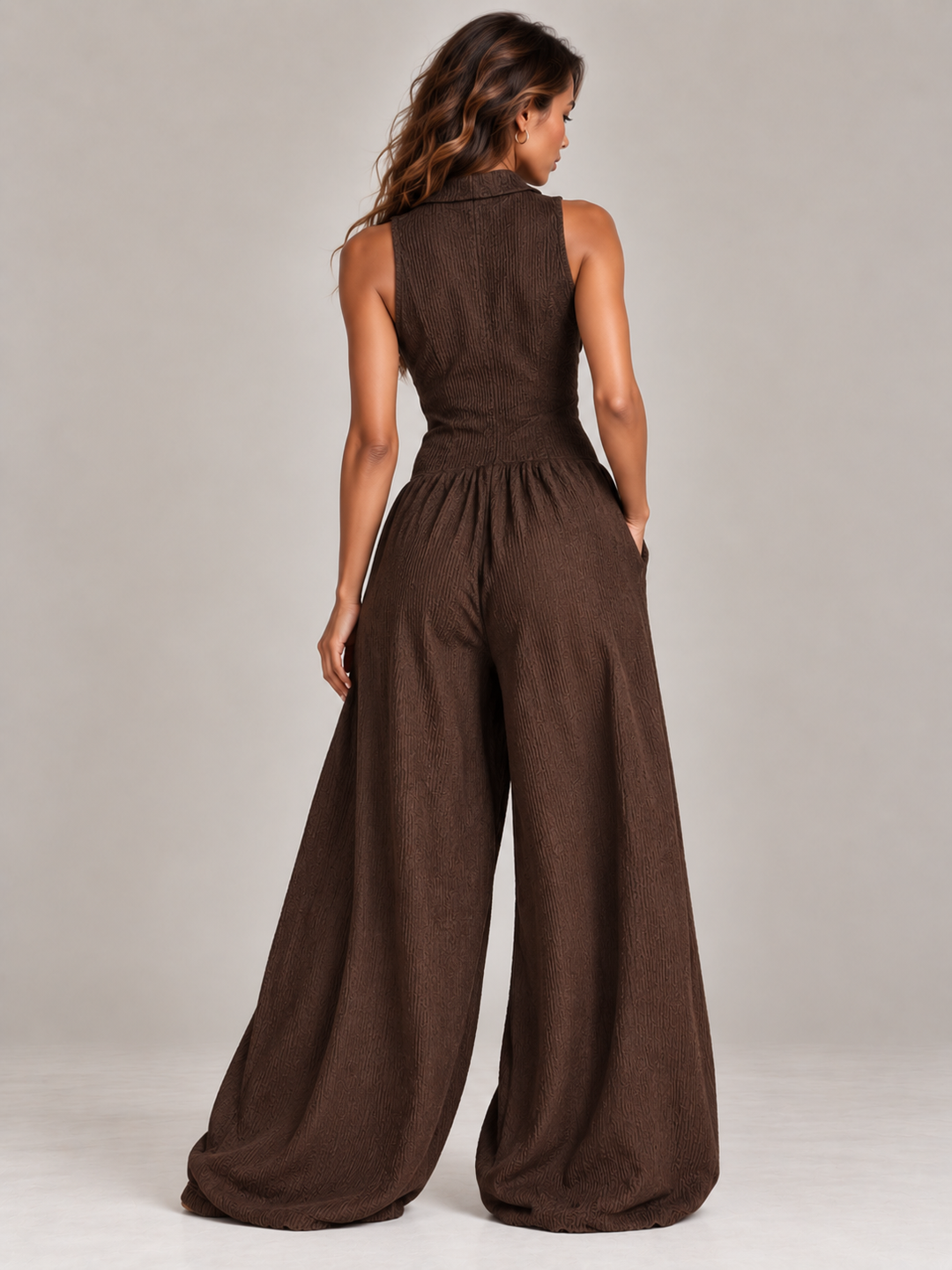 Mila | Flowing Buttoned Jumpsuit in Boho Style