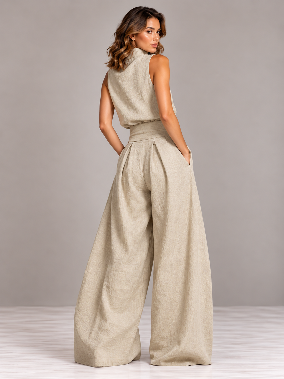 Clara™ | Flowing Linen-Blend Set