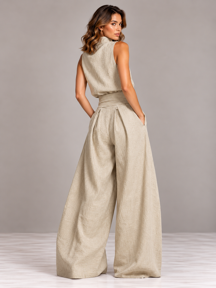 Clara™ | Flowing Linen-Blend Set