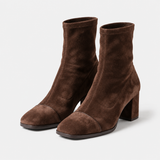 BOTTINES CHIC EN DAIM