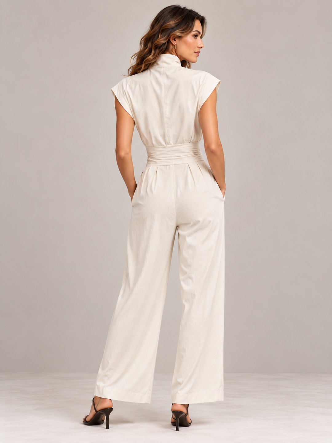 Camilla | Elegant Jumpsuit with Draped Waist