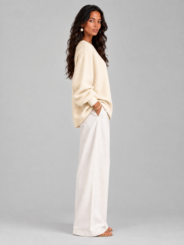 Naomi™ | Classic Waffle Knit Jumper
