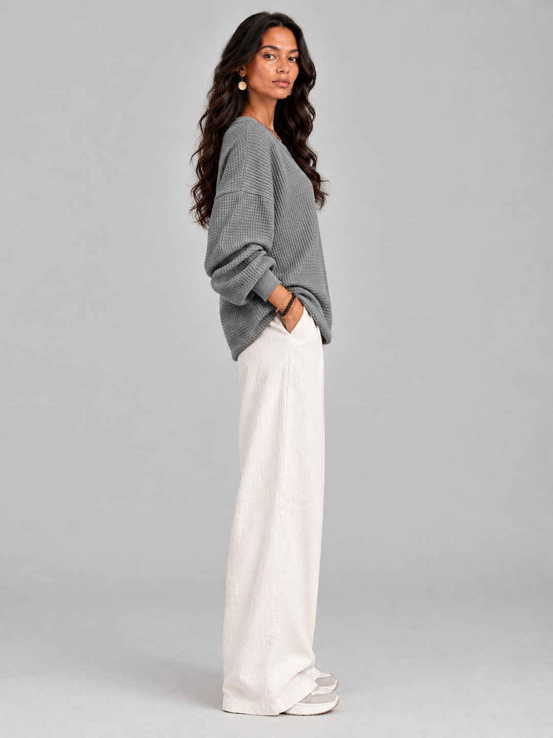 Naomi™ | Classic Waffle Knit Jumper