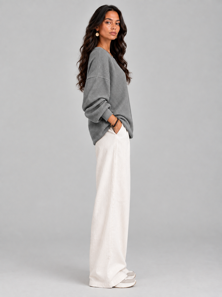 Naomi™ | Classic Waffle Knit Jumper