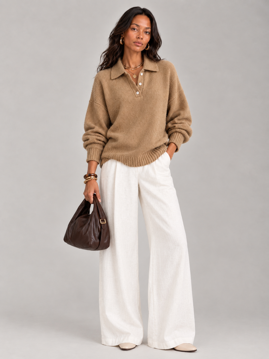 Martha™ | Soft Polo Jumper