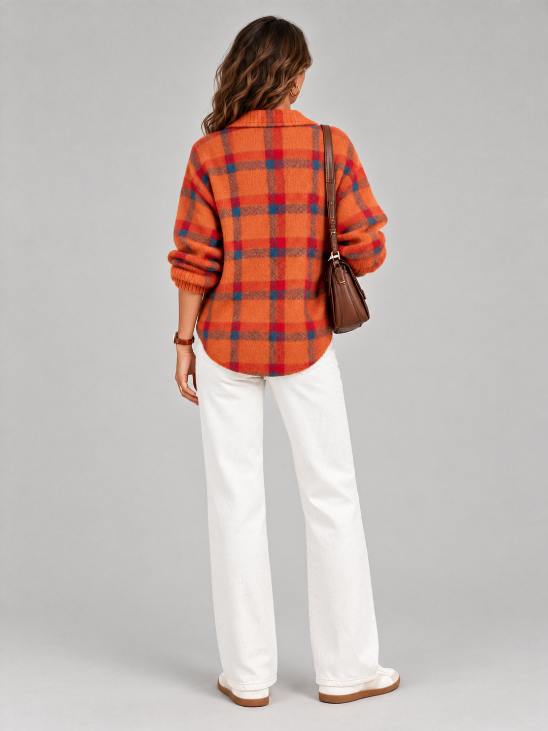 Poppy™ | Checked Knit Jacket