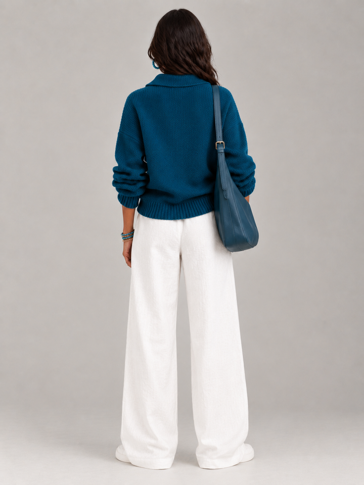 Martha™ | Soft Polo Jumper