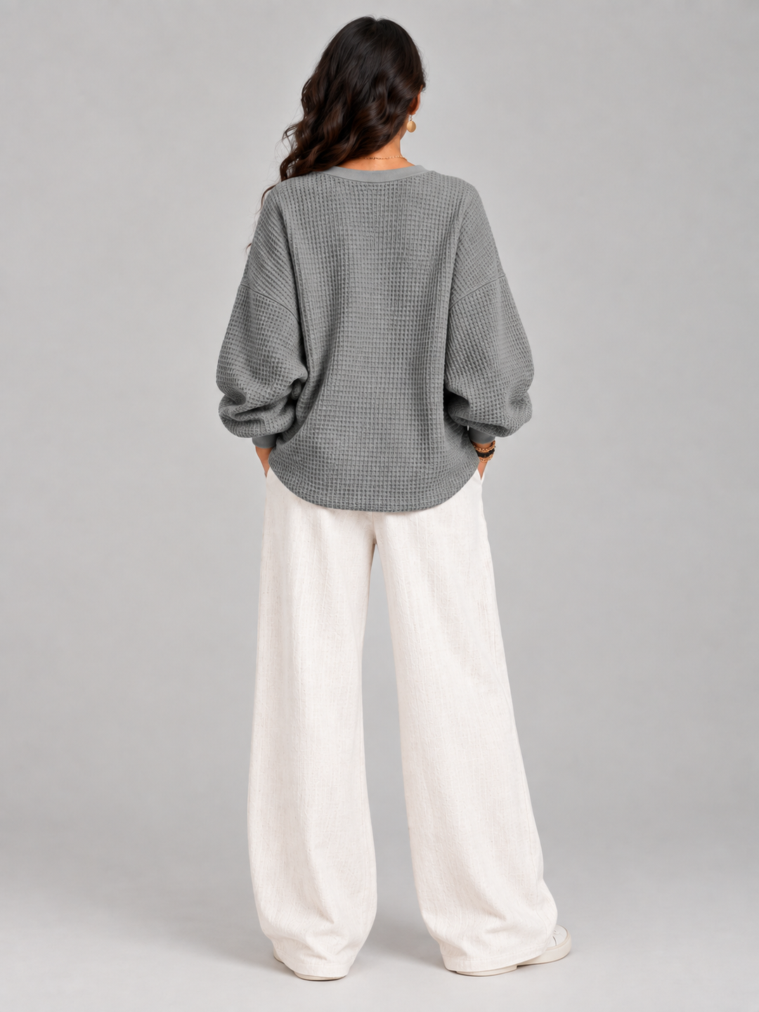 Naomi™ | Classic Waffle Knit Jumper