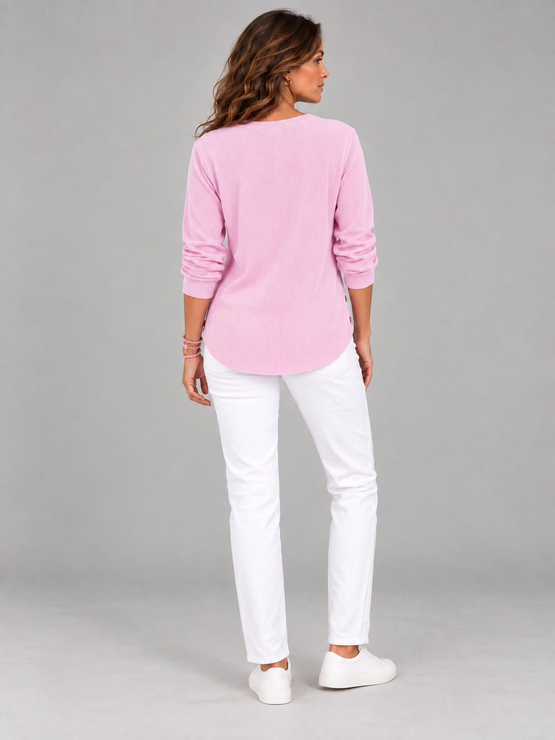 Bella™ | Henley Tunic with Buttons