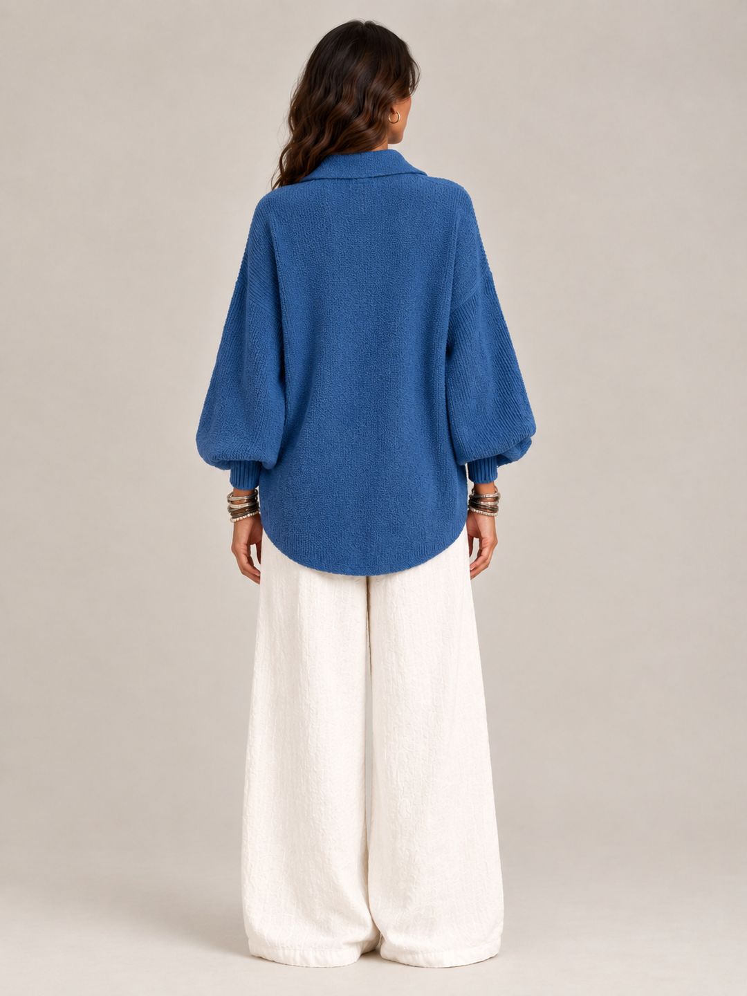 Camilla™ | Textured Knit Cardigan with Buttons