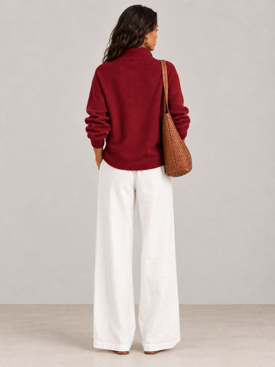 Paula™ | Jersey Polo with V-Neck