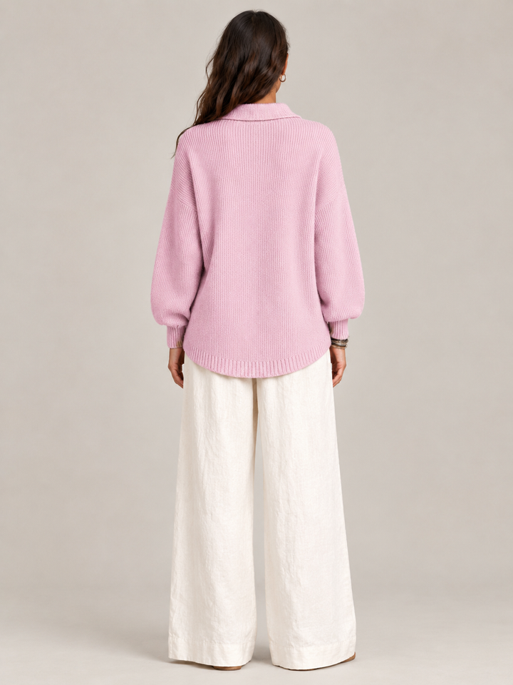 Camilla™ | Textured Knit Cardigan with Buttons