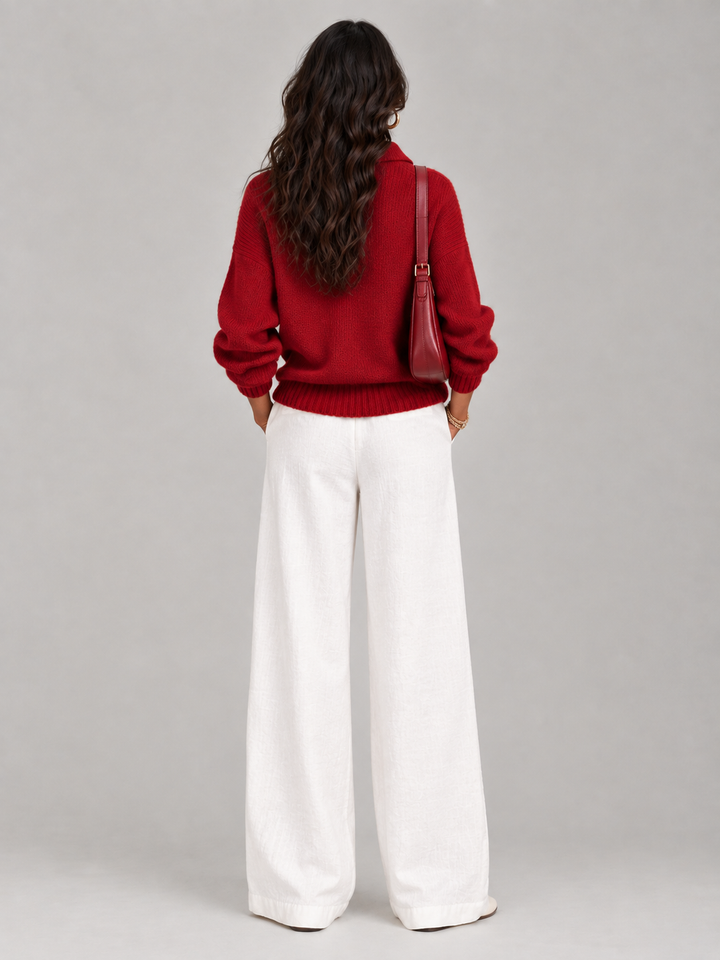Martha™ | Soft Polo Jumper