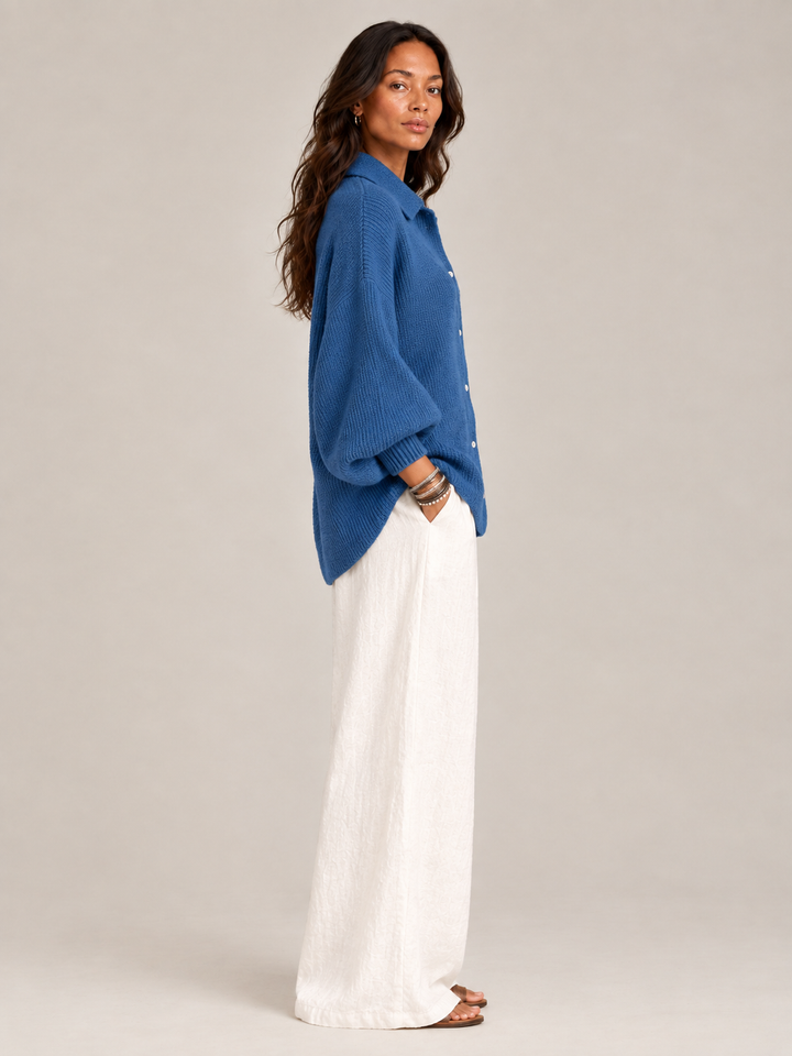 Camilla™ | Textured Knit Cardigan with Buttons