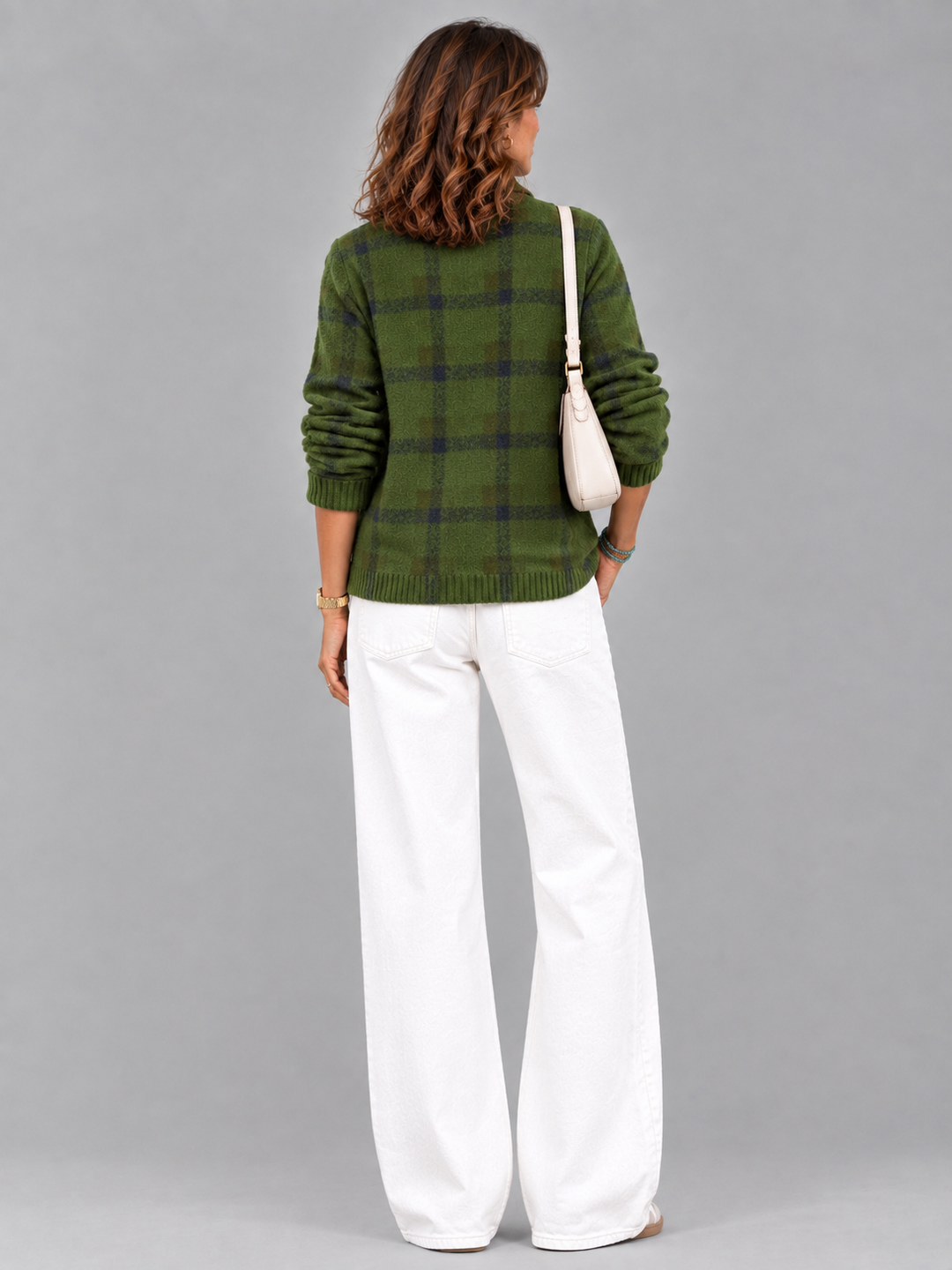 Poppy™ | Checked Knit Jacket