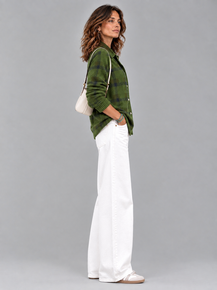 Poppy™ | Checked Knit Jacket