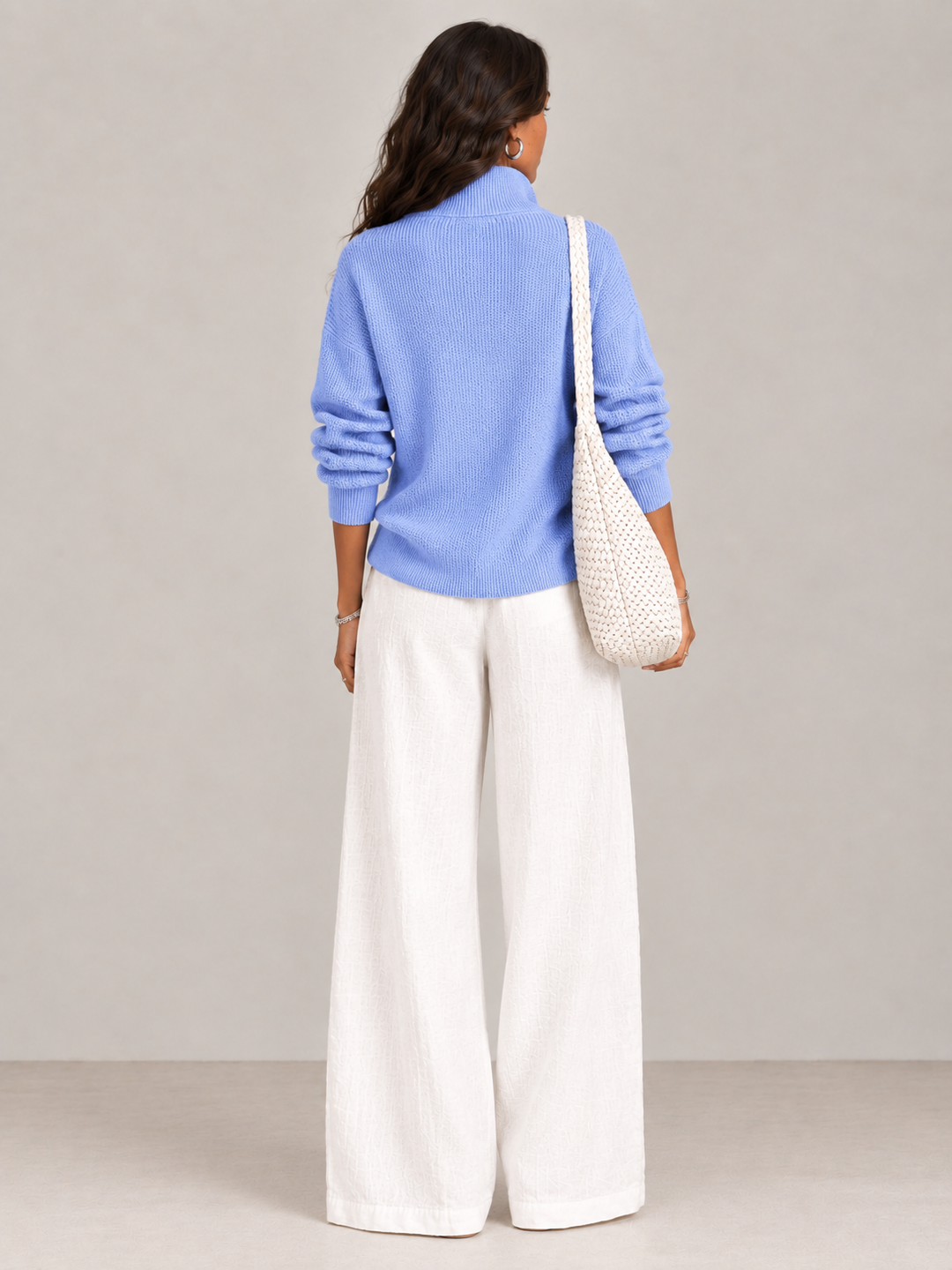 Paula™ | Jersey Polo with V-Neck