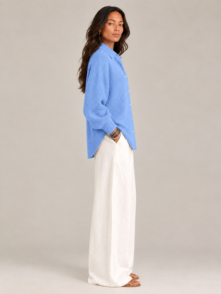 Camilla™ | Textured Knit Cardigan with Buttons