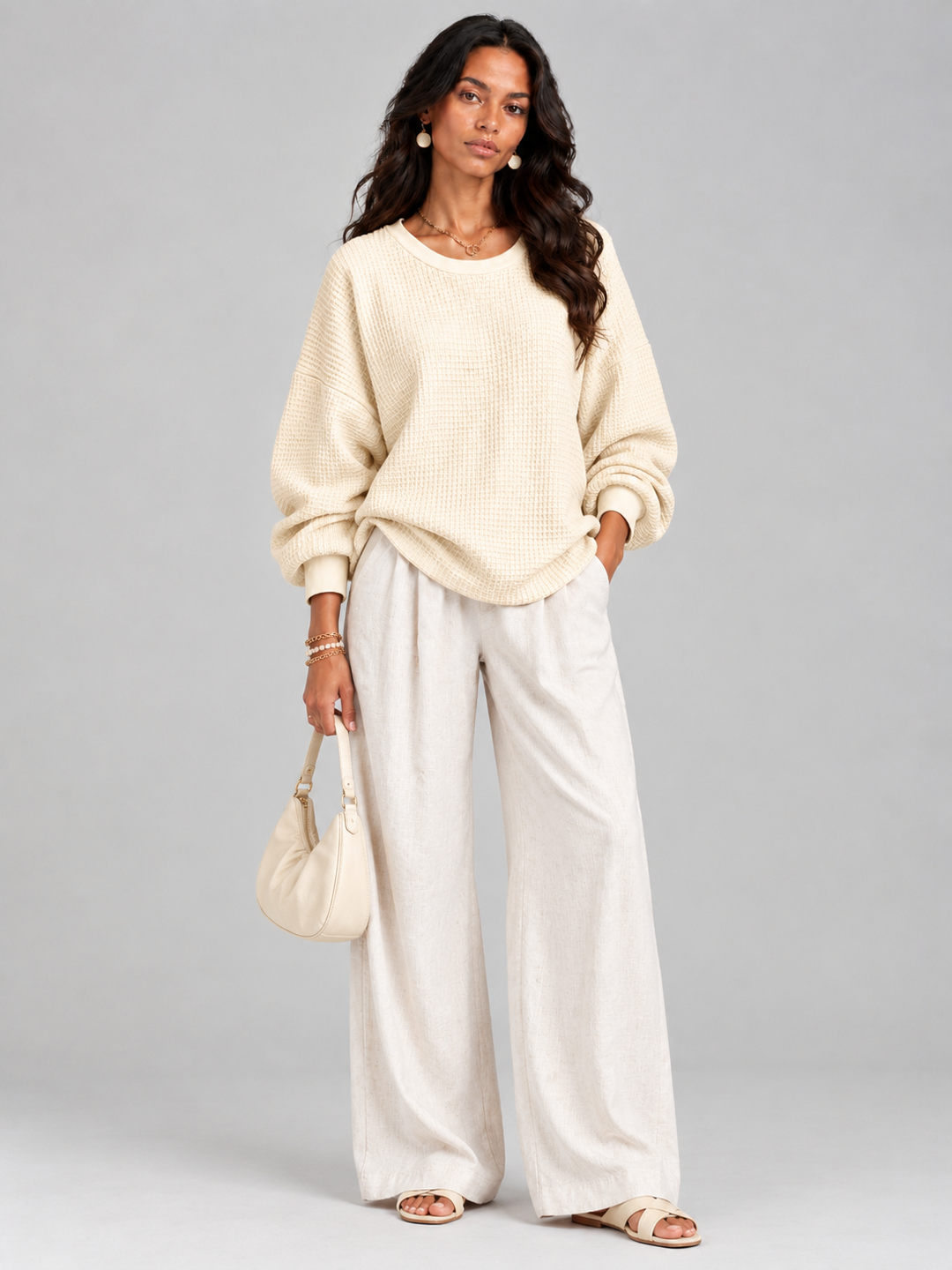 Naomi™ | Classic Waffle Knit Jumper