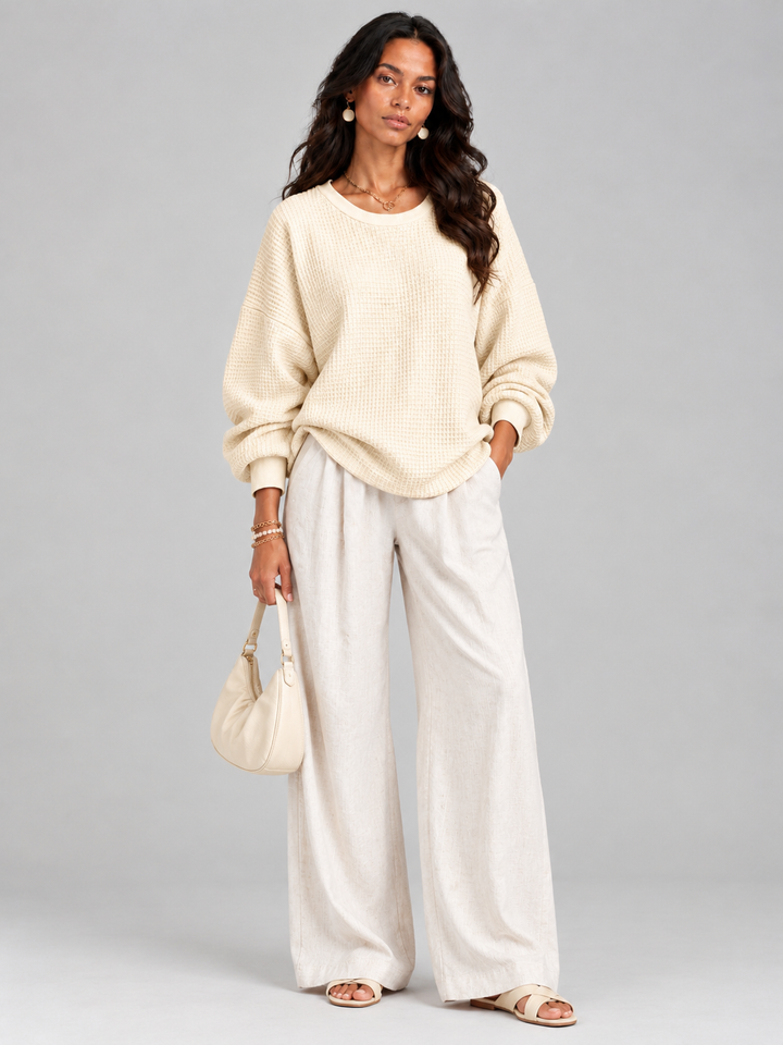 Naomi™ | Classic Waffle Knit Jumper