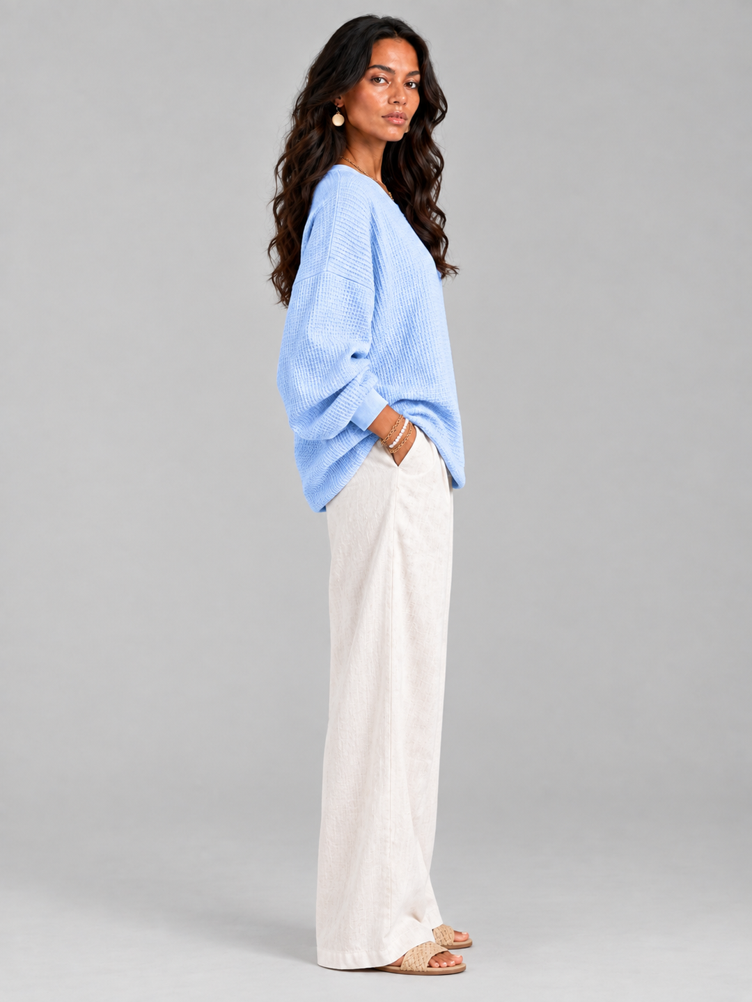 Naomi™ | Classic Waffle Knit Jumper
