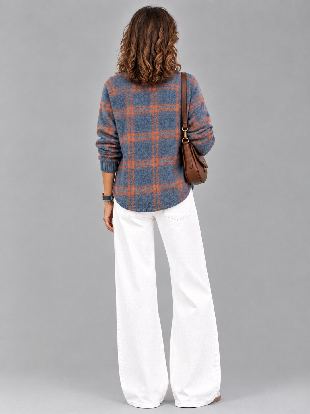 Poppy™ | Checked Knit Jacket