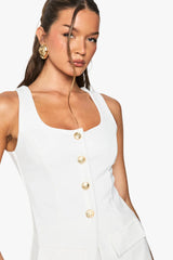 Sabine™ | Set da 2 pezzi con bottoni dorati