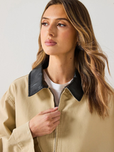 Elise™ | Giacca senza tempo con colletto a contrasto