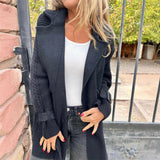 Isaline™ | Cappotto doppiopetto di media lunghezza