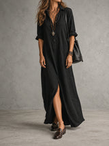 Élise | Robe longue fluide style bohème confortable