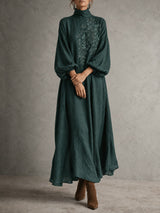 Marie | Robe maxi ample à manches longues