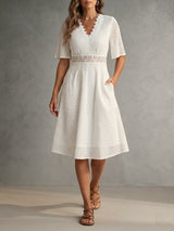 Clara | Robe élégante en dentelle légère